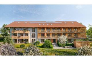 Wohnung kaufen in 83123 Amerang, Morgensonne - bester Start: 3-Zimmer-Neubauwohnung mit großem Balkon, KfW40-Förderung & QNG+