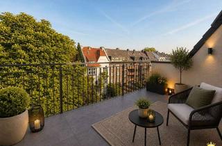 Wohnung kaufen in 40237 Düsseltal, Exklusive und helle 2-Zimmer-Wohnung mit großzügiger Terrasse !