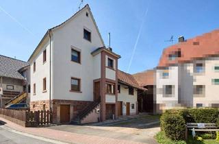Haus kaufen in 63879 Weibersbrunn, Viel Potenzial zur Gestaltung - großzügiges Wohnhaus mit Nebengebäude