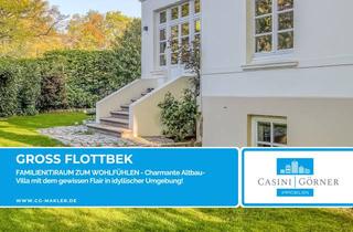 Villa kaufen in 22607 Groß Flottbek, FAMILIEN(T)RAUM ZUM WOHLFÜHLEN-Charmante Altbau-Villa mit dem gewissen Flair in idyllischer Umgebung
