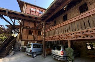 Gewerbeimmobilie kaufen in 64625 Bensheim, Bensheim, großzügiger 3-geschossiger Scheunenanbau in ehemalige Mühle mit charmantem 1-Familienhaus