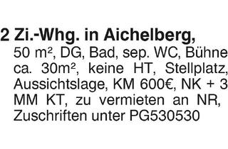 Wohnung mieten in 73101 Aichelberg, 2 Zi.Whg. in Aichelberg