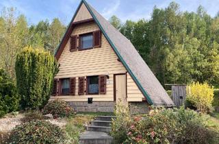 Haus kaufen in 08147 Crinitzberg, Crinitzberg - Finnhütte in ruhiger idyllischer Lage