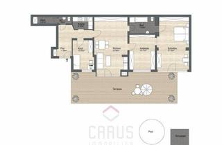 Wohnung kaufen in 94469 Deggendorf, 4-Zim.-Eigentumswohnung Terrasse, Gartenhaus und Pool