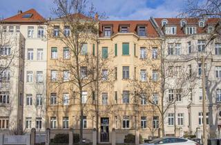 Wohnung kaufen in 04317 Reudnitz-Thonberg, +++ Hochwertig ausgestattete 3-Zimmer-Altbauwohnung mit 2 Bädern und Gartenanteil +++