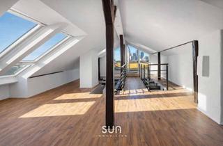 Penthouse kaufen in Günthersburgallee, 60316 Nordend-Ost, GÜNTHERSBURGALLEE PENTHOUSE – A++ Lage, Skylineblick & spektakuläres Loft-Feeling!