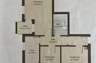 Wohnung kaufen in Carl Spitzweg Platz, 85586 Poing, 3-Zimmer Wohnung mit Loggia und 2 TG Stellplätze in Poing