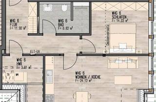 Wohnung mieten in Ledebourstraße 2-3, 49356 Diepholz, Neubau KfW-40 Erstbezug Innenstadt Diepholz - hochwertige Wohnungen mit Wärmepumpe & Einbauküche