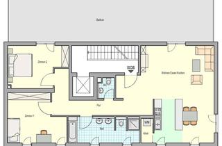 Penthouse mieten in Lederstr. 36, 89537 Giengen, geräumige Penthouse-Wohnung in Giengen