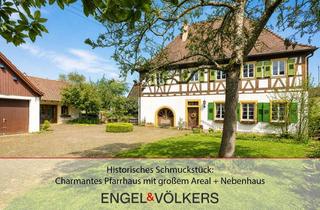 Haus kaufen in 76889 Oberotterbach, Historisches Schmuckstück: Charmantes Pfarrhaus mit großem Areal + Nebenhaus