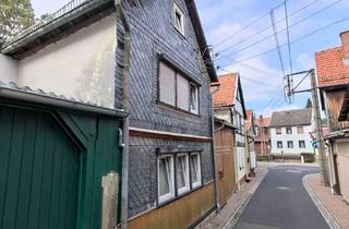 Haus kaufen in 99986 Oberdorla, Abrissobjekt im Dorfkern – kleines Grundstück mit Neubaupotenzial & massivem Keller