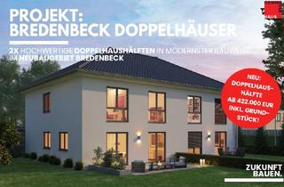 Doppelhaushälfte kaufen in 30974 Wennigsen, Großzügig Wohnen im Neubaugebiet in Bredenbeck: Schöne Doppelhaushälfte auf traumhaften Grundstück