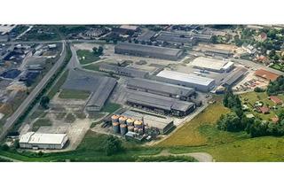 Gewerbeimmobilie kaufen in Am Umspannwerk, 16845 Neustadt, 7,6 ha großes Gewerbegrundstück - bebaut mit Lagerhallen und Umschlageinrichtungen - zu verkaufen!