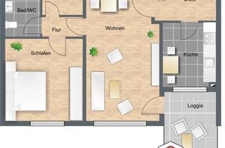 Wohnung mieten in Gerhart-Hauptmann-Ring 40, 60439 Niederursel, Neue Wohnung, neues Glück! Ansprechende 2-Zi.-Wohnung