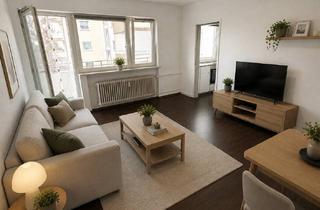 Wohnung mieten in Burgallee 49, 63454 Hanau, Gut geschnittene 2-Zimmer-Wohnung mit Balkon und Einbauküche in Top Lage