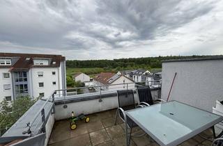 Wohnung mieten in 71034 Böblingen, Helle 2,5-Zimmer-Dachgeschosswohnung mit großem Balkon, schöner Aussicht und Tiefgaragenstellplatz