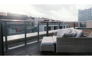 Penthouse mieten in Am Kaiserkai 30, 20457 HafenCity, Exclusive möblierte Penthouse-Maisonette-Wohnung Am Kaiserkai ( möbliert und voll ausgestattet )