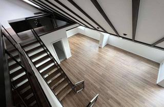 Wohnung mieten in 40721 Hilden, Frisch renovierte Galeriewohnung mit Fußbodenheizung, Süd-Terrasse, EBK & Stellplatz in Hilden-West