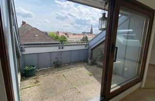 Wohnung mieten in 76131 Oststadt, Schöne 3-Zimmer-Wohnung mit Dachterrasse in der Oststadt!