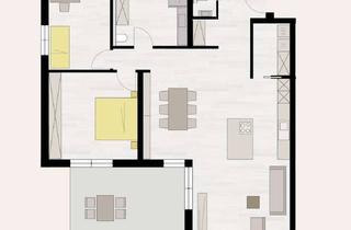Wohnung mieten in Gutenbergstraße 16, 73525 Schwäbisch Gmünd, 3,5-Zimmer-Neubauwohnung (Erstbezug) in Schwäbisch Gmünd mit großem Balkon und Garage