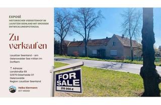 Haus kaufen in Landstr. 69, 02979 Elsterheide, Vierseitenhof im Lausitzer Seenland mit großem Entwicklungspotenzial - Geierswalde