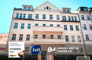 Wohnung kaufen in 04159 Möckern, Charmante 3-Zimmer-Altbauwohnung mit Balkon im Hochparterre