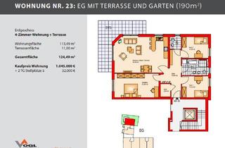 Wohnung kaufen in Römerstraße 46 48 48a, 82205 Gilching, 4-Zimmer Wohnung mit großem Garten