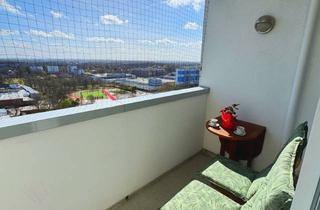 Wohnung mieten in Lütjenmoor 17, 22850 Norderstedt, Am Herold-Center: Voll möblierte 2-Zimmer | Südbalkon | Fahrstuhl | Weitblick bis zum Fernsehturm