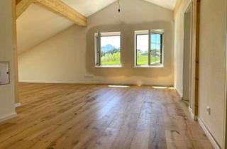 Wohnung mieten in 83233 Bernau, Stilvolle 4-Zimmer-Dachgeschosswohnung mit Bergpanorama und Chiemsee-Nähe