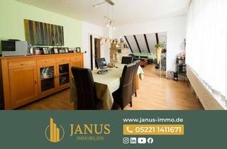 Haus kaufen in 32130 Enger, 2 Wohnungen + Gewerbefläche – flexibel wohnen & vermieten | Enger