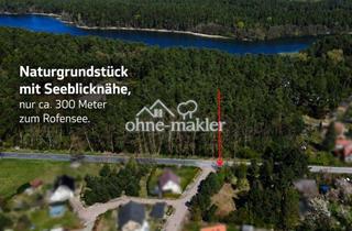 Grundstück zu kaufen in 16775 Menz, 1.254 m² Baugrundstück nahe Stechlinsee – teilbar , ruhige Lage (provisionsfrei)