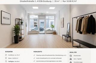 Gewerbeimmobilie mieten in Elisabethstraße, 47226 Hochemmerich, Attraktive Gewerbeeinheit in Duisburg - Rheinhausen