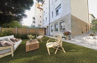 Wohnung kaufen in 70329 Obertürkheim, Idyllisches Wohnen am Fuße der Weinberge – 2 Zi Whg. mit Umbau-Potenzial, Garten und barrierefrei