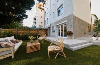 Wohnung kaufen in 70329 Obertürkheim, Idyllisches Wohnen am Fuße der Weinberge – 2 Zi Whg. mit Umbau-Potenzial, Garten und barrierefrei