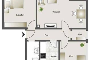Wohnung mieten in Reesenberg 18, 24582 Bordesholm, 3-Zimmer-Wohnung mit Balkon