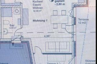 Wohnung mieten in Kaiserstuhlblick, 79353 Bahlingen, Hochwertige 2-Zimmer-Neubauwohnung mit großzügiger Terrasse und Staudengarten in Bahlingen