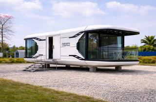 Haus kaufen in 17406 Usedom, Modernes Kapselhaus mit 36,8 m² ideal für Glamping, Ferienvermietung oder Gästehaus