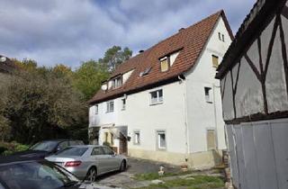 Einfamilienhaus kaufen in 97453 Schonungen, Schonungen - Einfamilienhaus mit grüner Oase, Gärten, Garagentrakt und Scheune in 97453 Schonungen-Hausen (ID 10609)