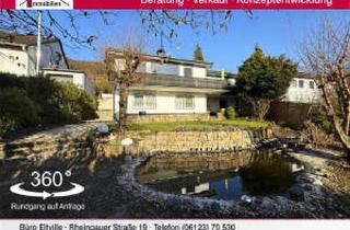 Haus kaufen in 65817 Eppstein, Sonniger freistehender Bungalow mit traumhaftem Fernblick inkl. Einliegerwohnung