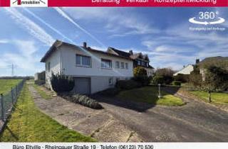 Haus kaufen in 65399 Kiedrich, **Privilegiertes landwirtschaftliches Grundstück** Freistehender Bungalow in Ortsrandlage