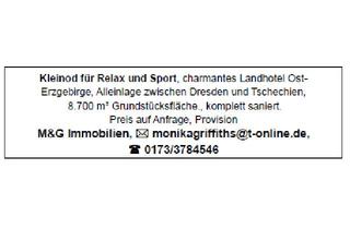 Gewerbeimmobilie kaufen in 01778 Geising, Kleinod für Relax und Sport