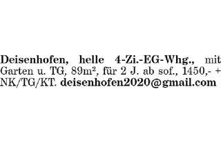 Wohnung mieten in 82041 Oberhaching, Deisenhofen, helle 4-Zi.-EG-Whg.