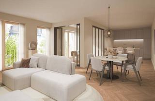 Wohnung kaufen in 80799 München, Maxvorstadt: Eindrucksvolles Wohnensemble. Helle 3-Zi.-Stadtresidenz mit 3m Deckenhöhe & Liftlanding