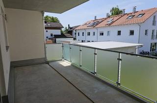Wohnung kaufen in 83043 Bad Aibling, Neubau! 3- Zi.-Wohnung im 1. OG mit Balkon im Baugebiet Ellmosener Wies am Ortsrand von Bad Aibling