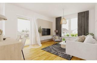 Wohnung kaufen in 83308 Trostberg, Stilvolles Wohnen mit Nachhaltigkeitskonzept - KfW-Effizienzhaus 40; 3-Zimmer mit Balkon - provisionsfrei