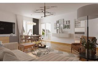 Wohnung kaufen in 83308 Trostberg, Stilvolles Wohnen mit Nachhaltigkeitskonzept - KfW-Effizienzhaus 40; 3-Zimmer mit Balkon - provisionsfrei