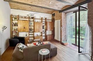 Loft kaufen in Prenzlauer Allee, 10405 Berlin, Loftiges Wohnen mit Industriecharme – 2-Zimmer-Terrassenwohnung in ehemaliger Knopffabrik