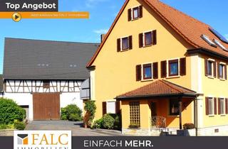 Haus kaufen in 74861 Neudenau, Mit Charme, Scheune und XXL - Bauplatz - FALC Immobilien Heilbronn