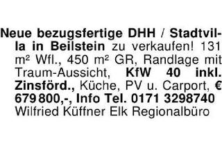 Villa kaufen in 71717 Beilstein, Neue bezugsfertige DHH / Stadtvilla in Beilstein zu verkaufen! 1
