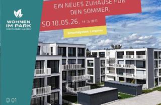 Wohnung kaufen in 89129 Langenau, 3-ZIMMER ETW MIT GARTENANTEIL - "WOHNEN IM PARK" IN LANGENAU - D01